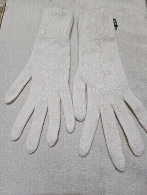 Gobi-100% Mongolian Cashmere COZY Off-White Knit Women’s Gloves
